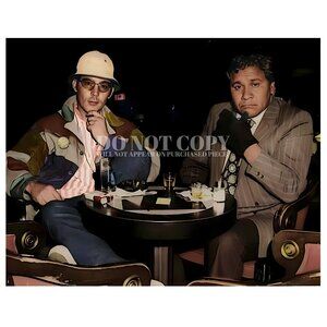 Hunter S Thompson w/ Oscar Zeta Acosta Photograph 11 X 14 Vegas 1971 Poster Art